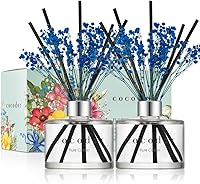 Vista 13 de COCODOR - Difusor con varillas de junco, 6,7 onzas (200 ml), decoración para el hogar y la oficina, fragancia para regalar, lavanda de jardín, 1