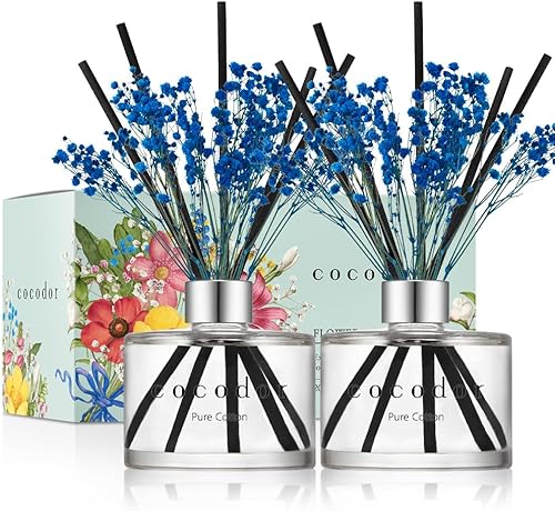 Miniatura 13 de COCODOR - Difusor con varillas de junco, 6,7 onzas (200 ml), decoración para el hogar y la oficina, fragancia para regalar, lavanda de jardín, 1