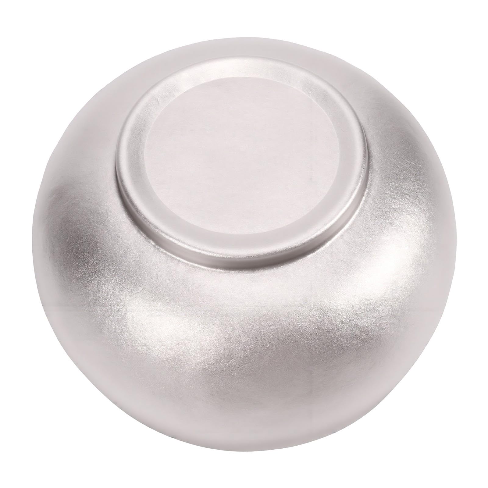 Naroote Große Servierschüssel, 2 L, Ti-Legierung, Doppelwandig, Metall-Suppenschüssel für Suppe, Reis, Salat, Nudeln und Abendessen, Küche, Camping, Kratzfest, Leicht, Tragbar