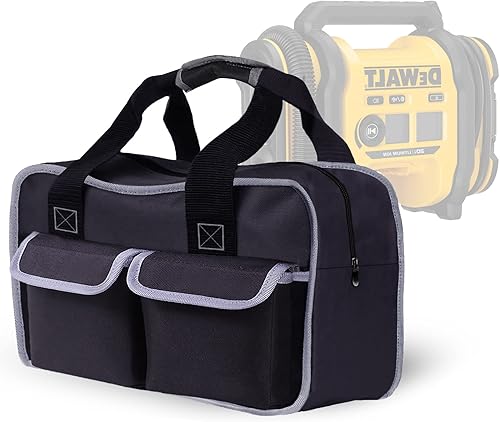 Bolsa de almacenamiento del compresor de aire, inflador de neumáticos de coche para DEWALT DCC020IB 20V Max (solo bolsa.
