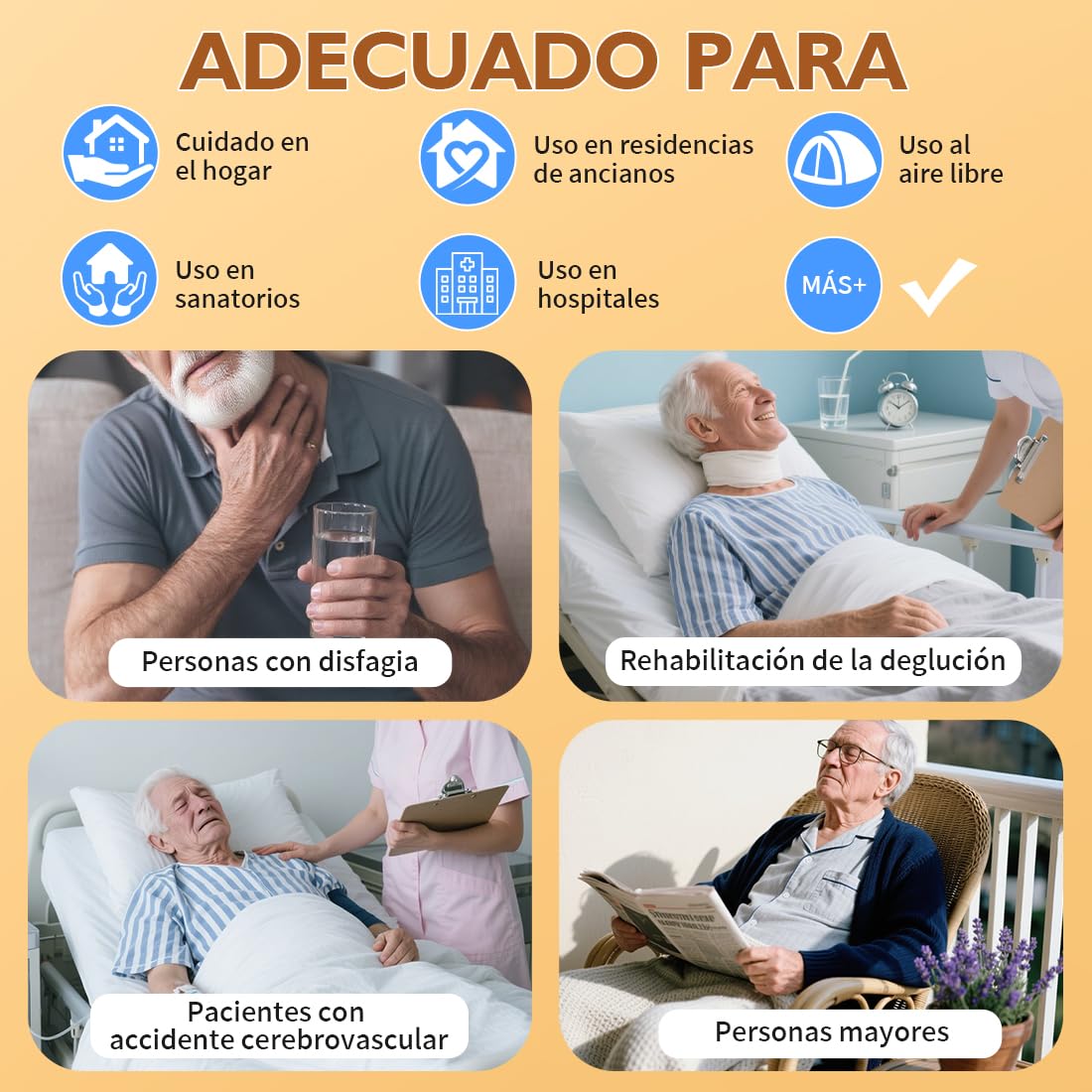 Vaso Antiahogo para Disfagia, Taza Antiderrame para Adultos y Ancianos, Vaso Adaptado con Control de Flujo 5-15 ml, para Parkinson, Demencia y Personas con Movili (Azul)