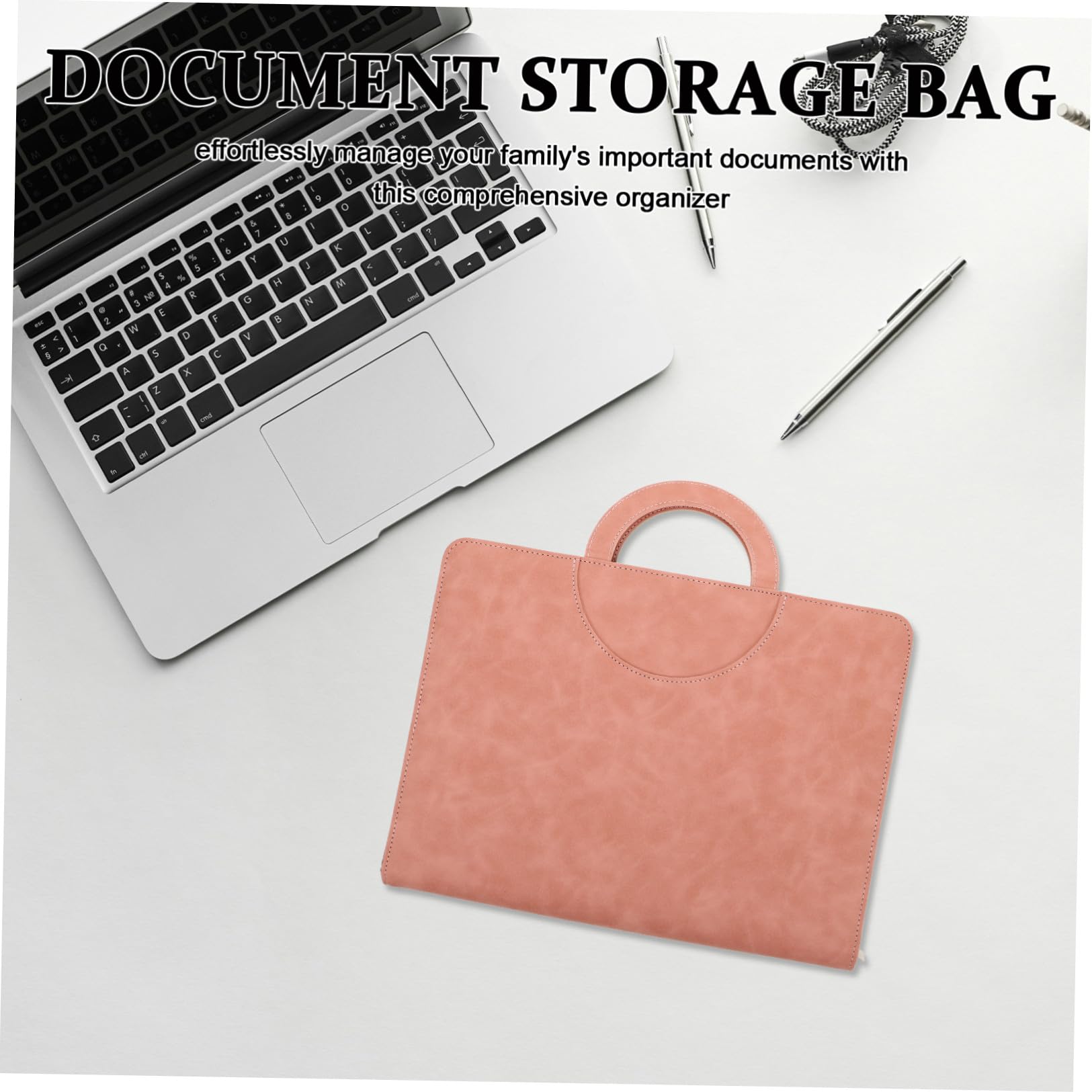 SHERCHPRY Porta Documenti da Viaggio con Cerniera, Borsa Organizer per Documenti A4, Custodia Resistente per Passaporti, Carte e Certificati, per Famiglie