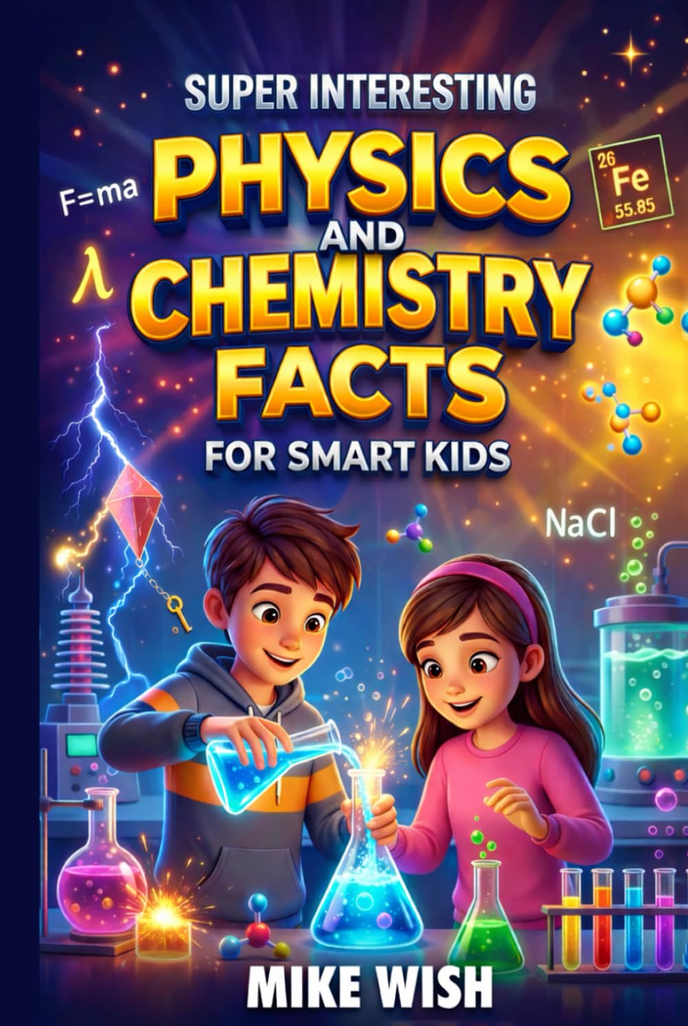 Super Interesting Physics and Chemistry Facts For Smart Kids: Science Book for Curious Boys & Girls Ages 8-12 | 400+ Crazy & Mind Blowing Discoveries, Inventions, & Stories (STEM Books for Kids)