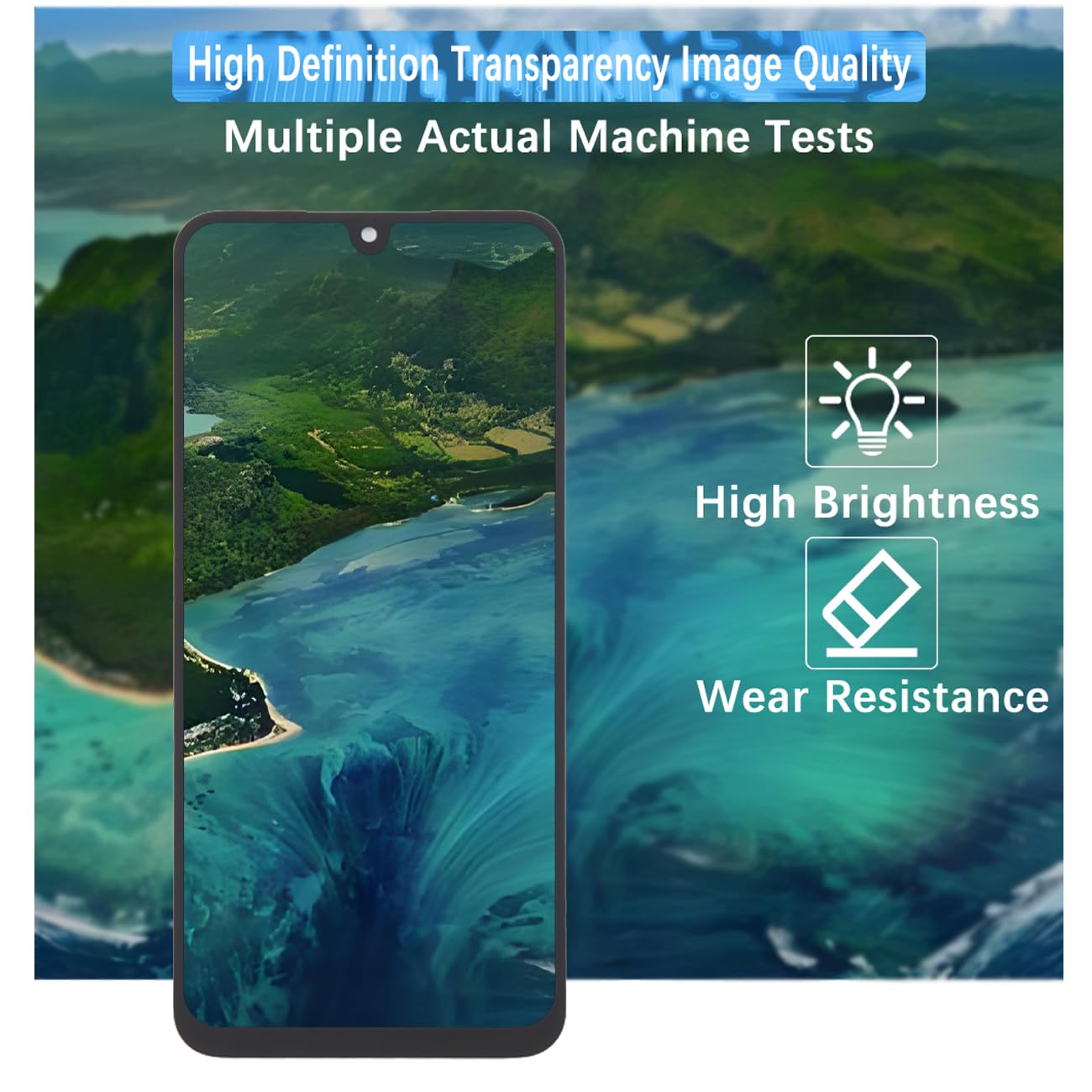 H&LYCYJ Pantalla de repuesto para Samsung Galaxy A16 4G TFT A165F A165F/DS A165M A165M/DS Pantalla LCD de repuesto con kit