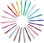 Amazon Basics Felt Stylos de marqueur de pointe, polyvalent pour l'écriture, le dessin et le journaling, noir, 24-Pack