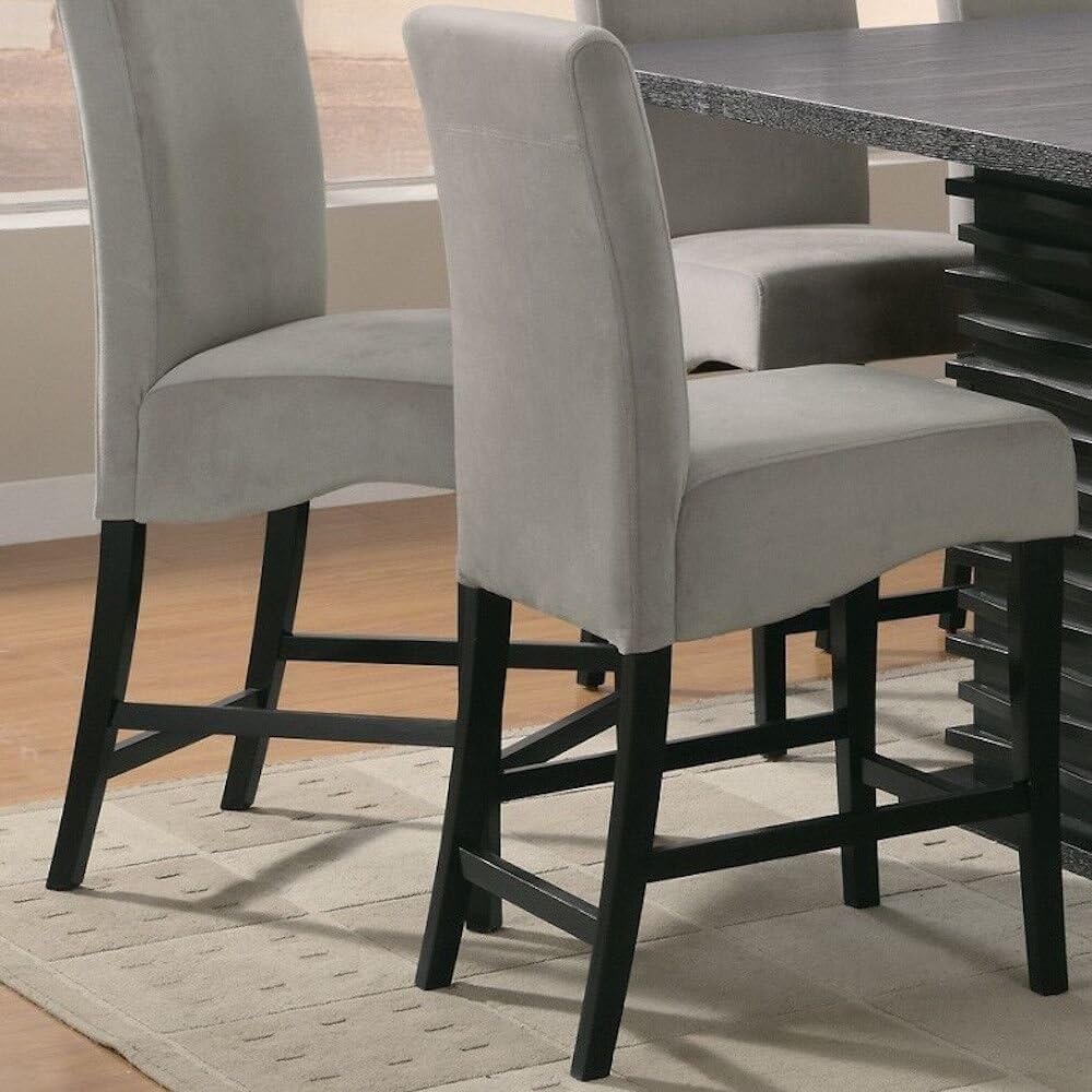 Infini Furnishings Jordan Counter Height Side Chair, Gray