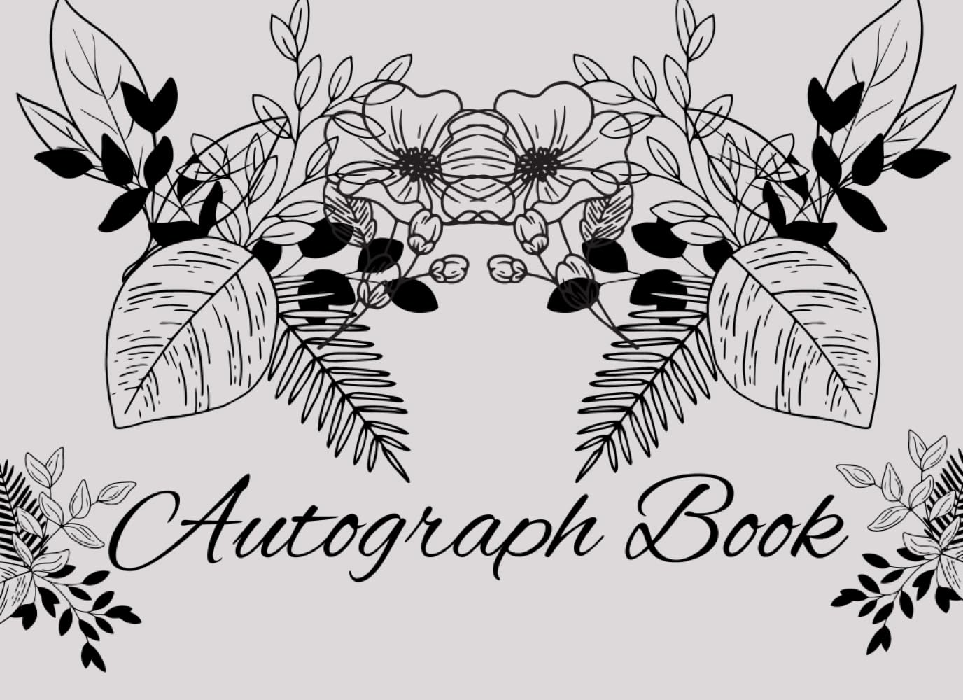 Autograph Book: Memory Journal to Collect Signature Collection and Messages From Friends,Celebrities,Keepsake For Kids, Girls, Boys and Adults