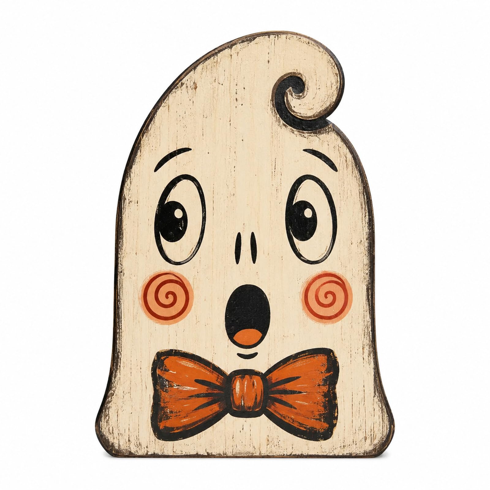 LWHZOFR Halloween Wooden Character Tabletop Decor - Double-Sided Freestanding Halloween Figurine for Mantel Shelf Tiered Tray Table Centerpiece Home Seasonal Decoration