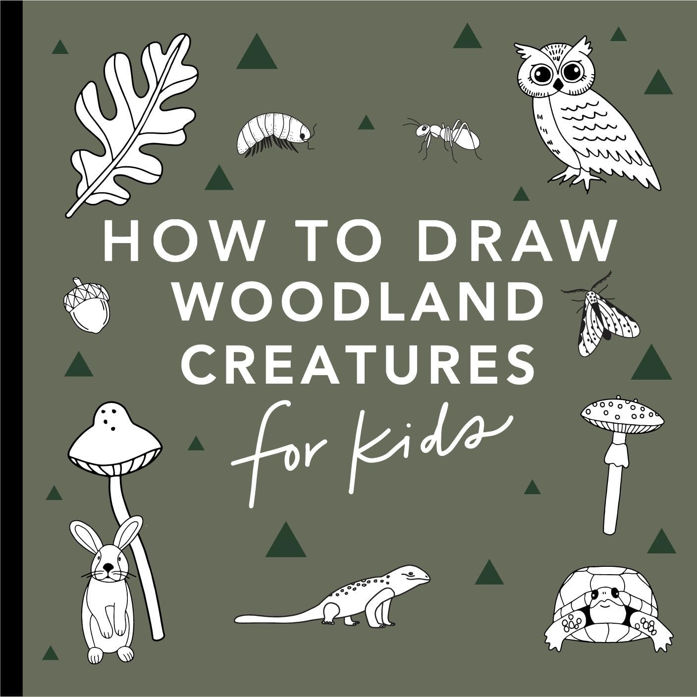 Mushrooms & Woodland Creatures: How to Draw Books for Kids with Woodland Creatures, Bugs, Plants, and Fungi (How to Draw For Kids Series)