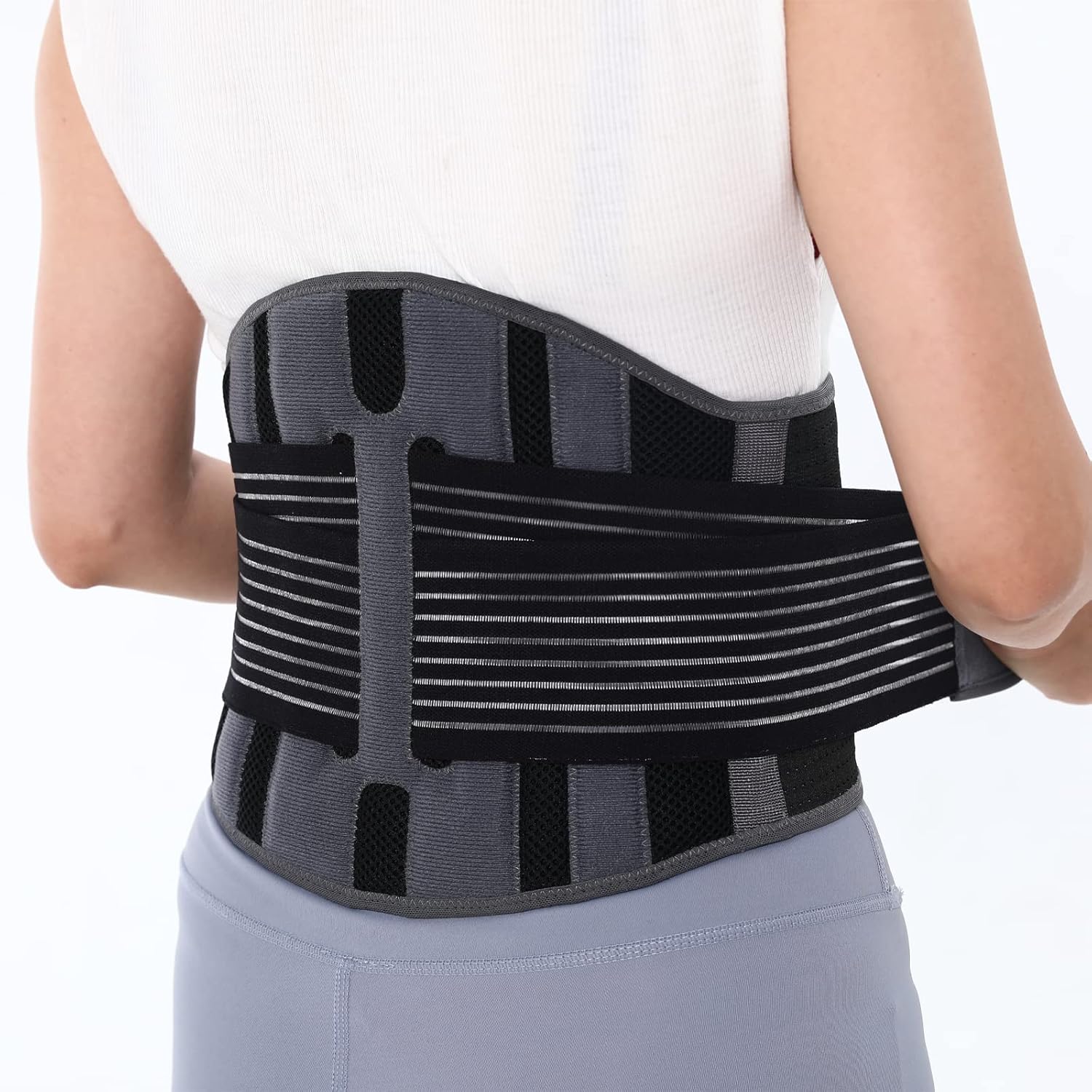 ABYON Back Support Brace, Back Support Belt Breathable and Adjustable