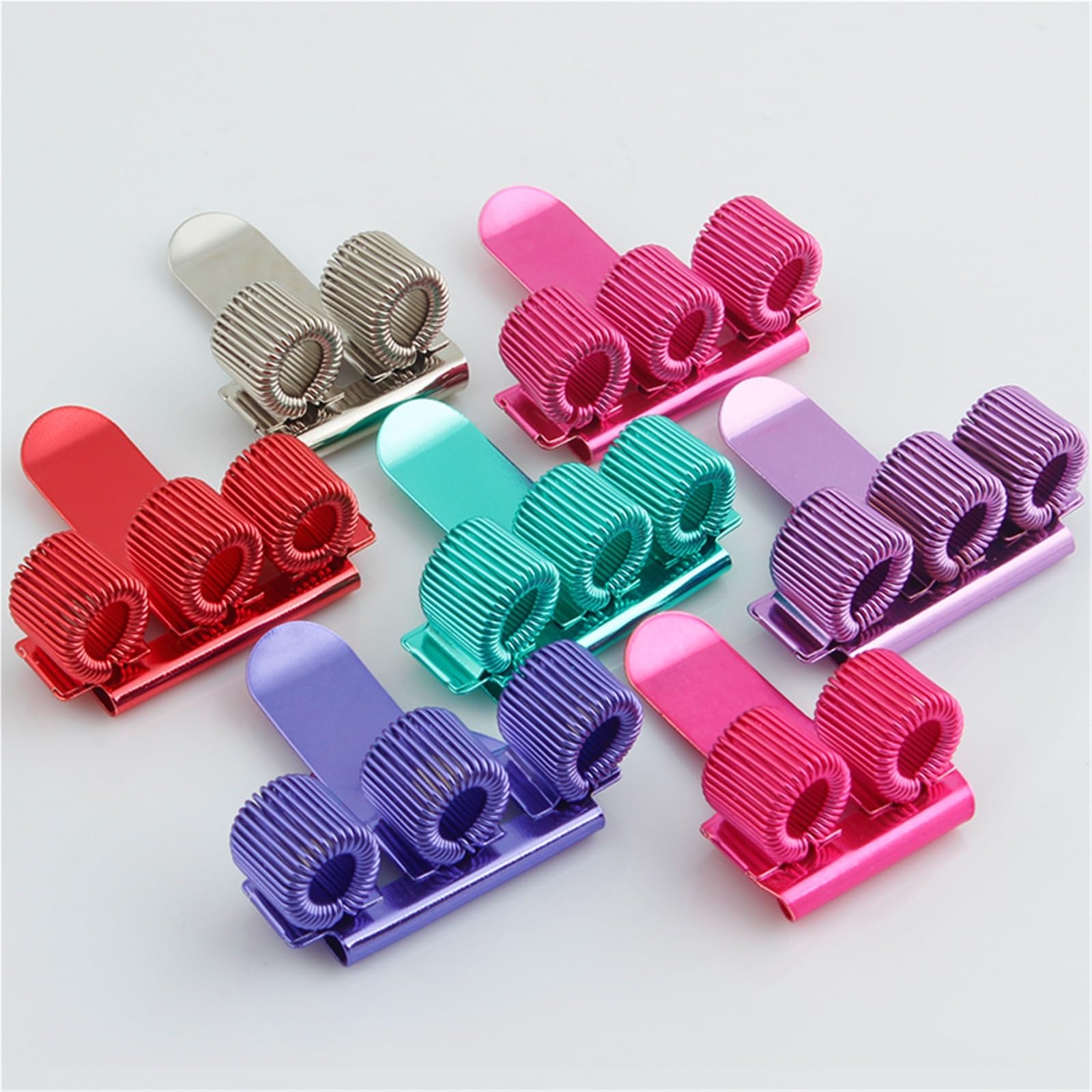 Notizbuch-Stift-Clips, Stifthalter für Reiseplaner, Rindsleder, Tagebuch, Metall-Stifthalter (24 Stück)