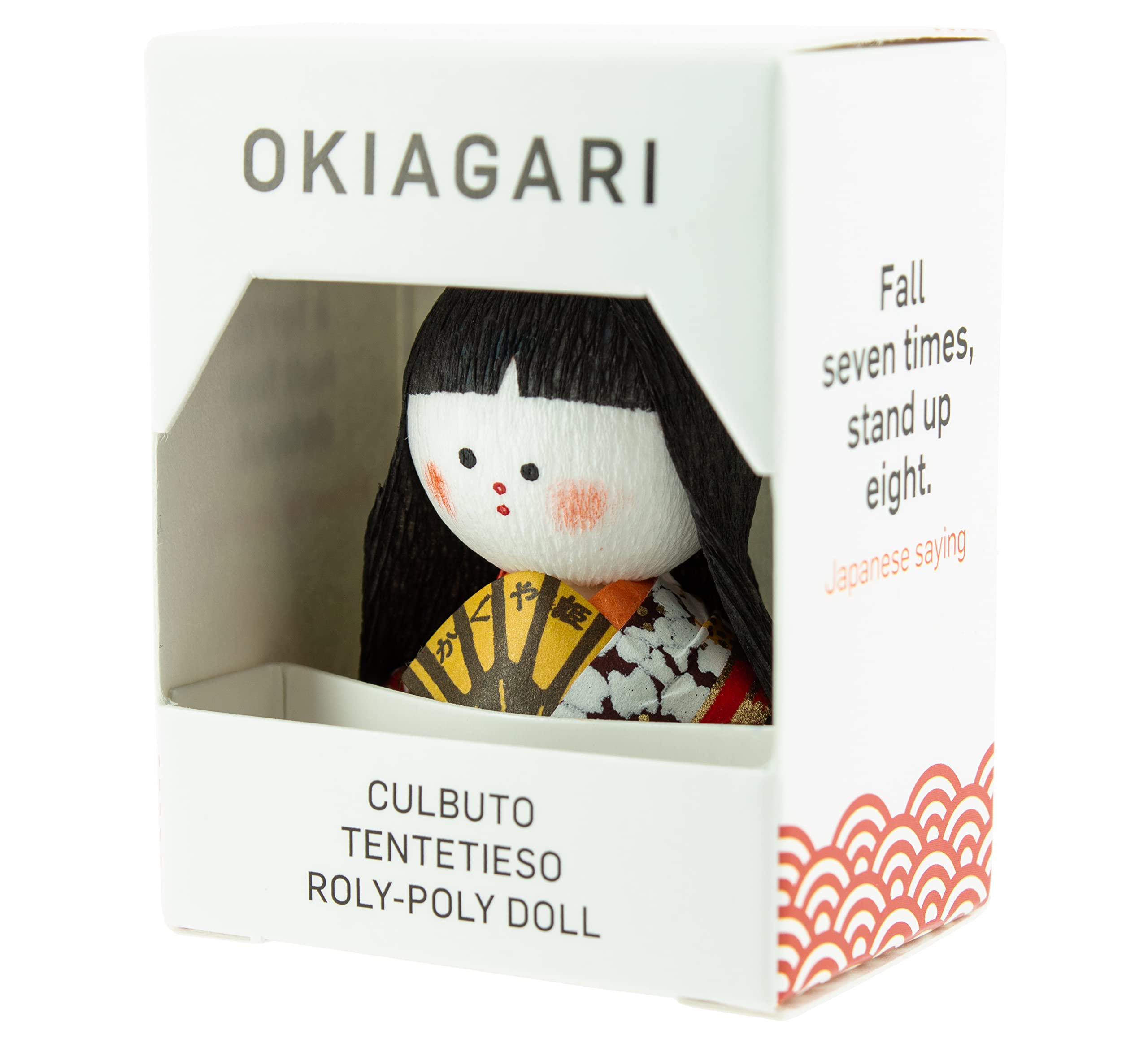 Okiagari Kaguyahime - Tentetieso Principessa Chiaro di Luna, Carta Macchina, Multicolore, 4,5 x 3 x 4 cm