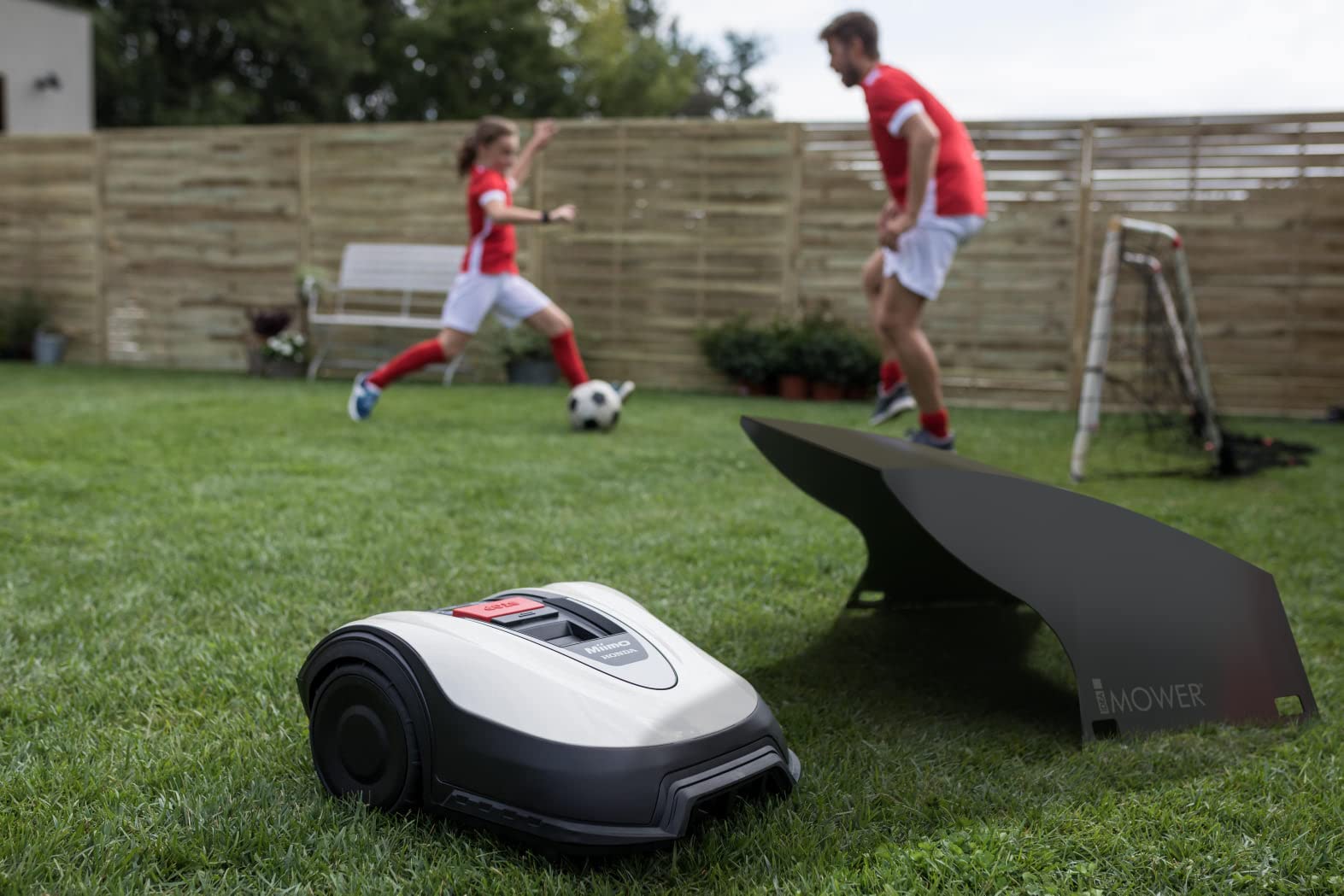 IDEA MOWER Robotic Lawnmower Garage New Shell, Aluminum Composite, Compatible with Husqvarna Automower and Many Others (Anthracite