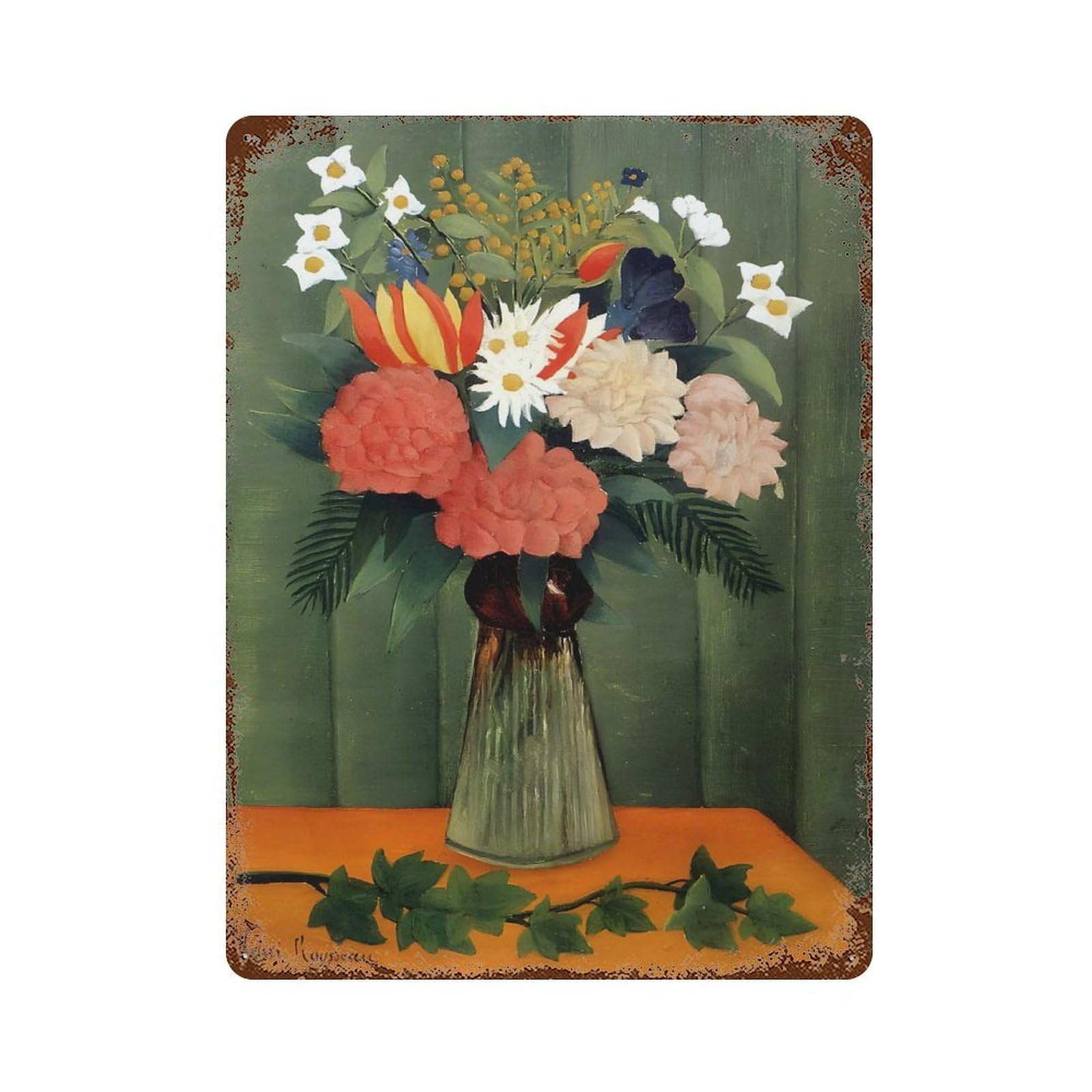 xiaoxiaoshen Henri Rousseau (15) Wall Decor Art Metal Tin Poster Modern Home Decor Art Home Bar Shop Decorations Vintage Sign 40x30cm