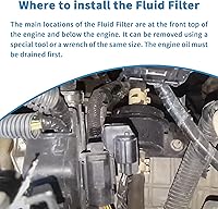 Vista 5 de Filtro de líquido de transmisión automática ATF 25430-PLR-003 044-0382 compatible con Honda Accord Civic CRV CRZ Element Fit Insight Odyssey