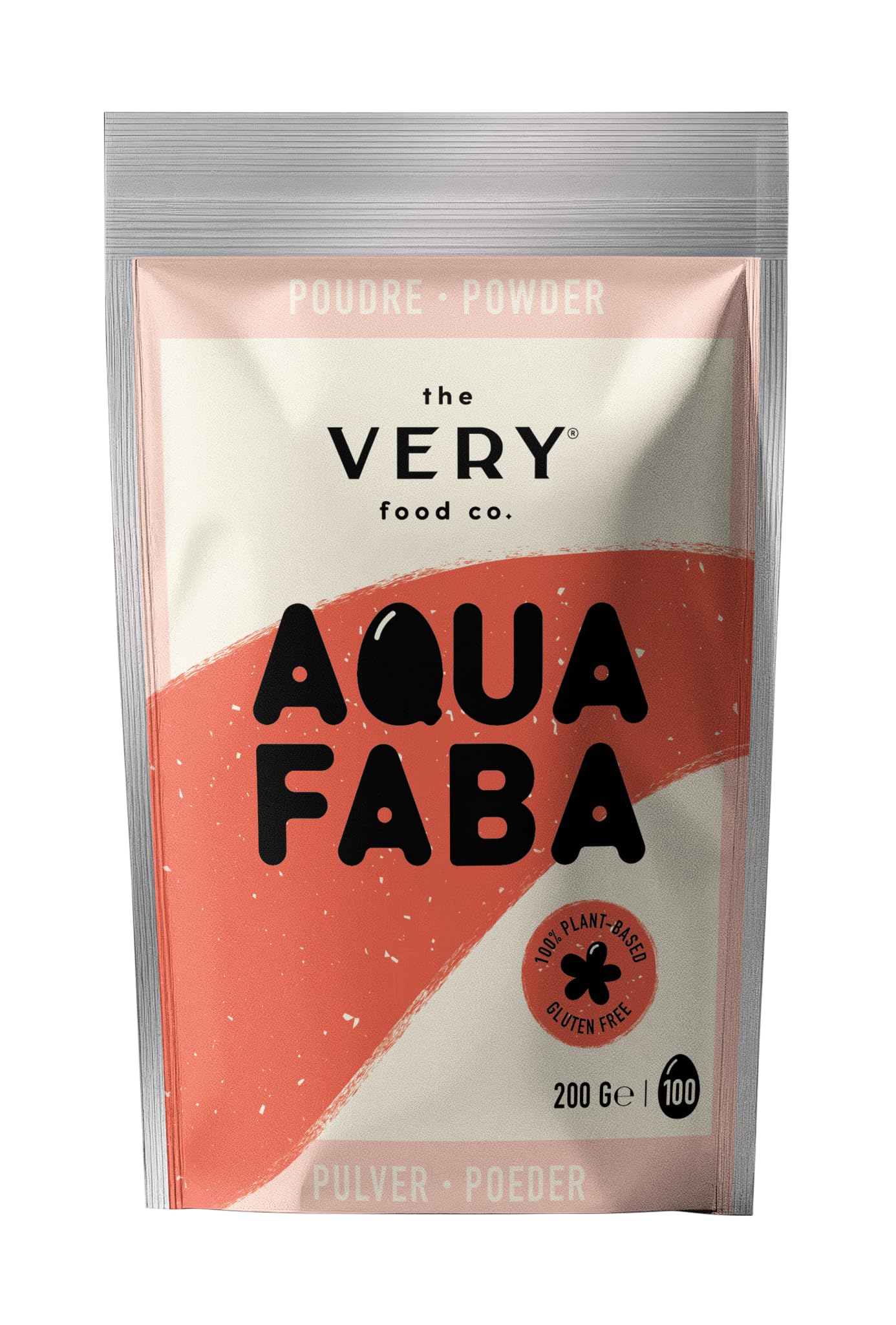 the VERY food co. Aquafaba Pulver aus getrocknetem Kichererbsenwasser 200g - 100% natürlich & vegan - Eiweißersatz zum Kochen, Backen, für Cocktails - Pulver Eiersatz für die gehobene Küche