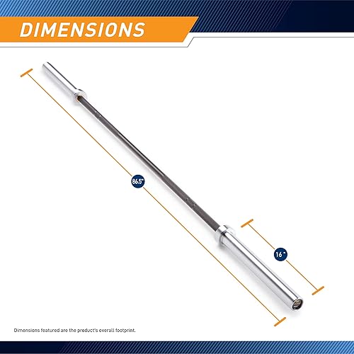 Vista 24 de Steelbody IWF estándar 44.1 lbs y 33.1 lbs peso olímpico Barbell varios colores disponibles 7ft 44.1 lbs Negro
