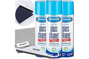 Sprayway-Glass Cleaner, Foam Action, 19 Fl Oz, (3 Pack) - Windex Foam Glass Cleaner