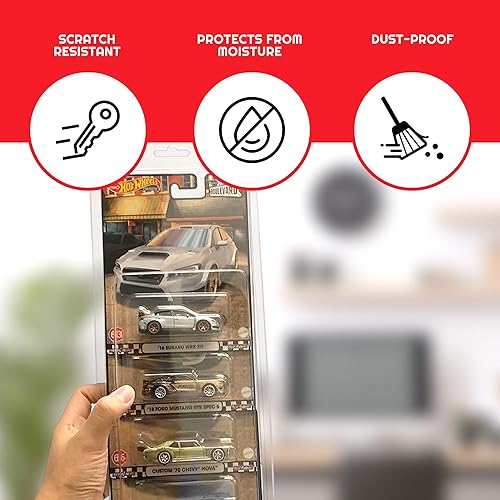 Miniatura 5 de Blisters - 5 autos fundidos a presión compatibles con la cultura de automóviles de alta calidad, cultura pop, colección retro, 0.024 in, paquete de 5