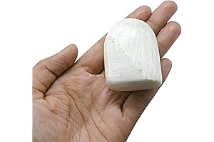 Healing Crystals | Scolecite Crystal Standing Palm Stone for Healing and Alignment