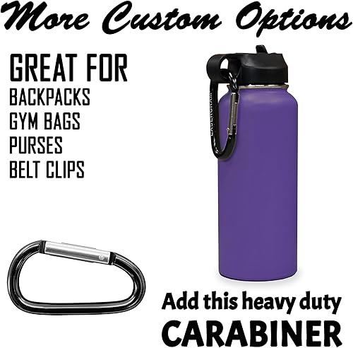 Miniatura 4 de LaserGram Botella de agua personalizada, World's Greatest Boyfriend, acero inoxidable de doble pared aislada al vacío con popote superior, regalo