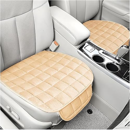 Bittwee 2 cojines para asiento de automóvil, transpirable, cómodo, de espuma viscoelástica, delgada, con parte inferior de goma antideslizante y