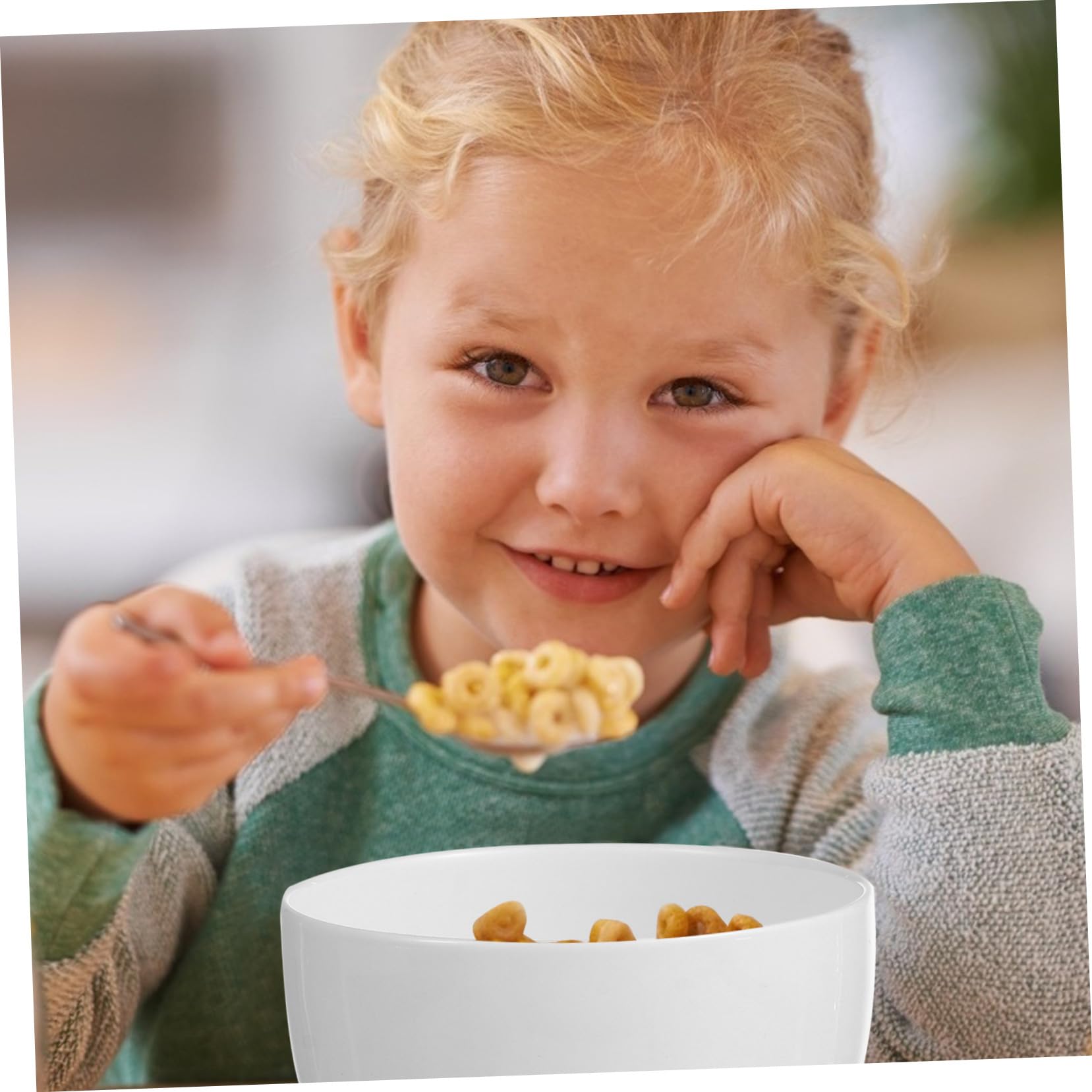 NUOBESTY 4 Stück Weiße Keramik Reisschalen mit Großer Kapazität Rutschfester Breiter Boden Stapelbare Suppenschalen für Reis Nudeln Suppe und Obst Spülmaschinenfest
