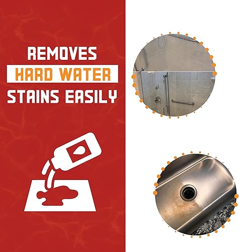 Miniatura 6 de Diamond Shine Limpiador profesional de agua dura – lima, calcio, óxido, manchas de agua, espuma de jabón – 10 onzas