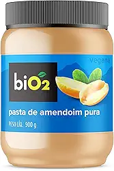 Pasta de Amendoim Pura biO2 900 g, Vegana e sem Glúten