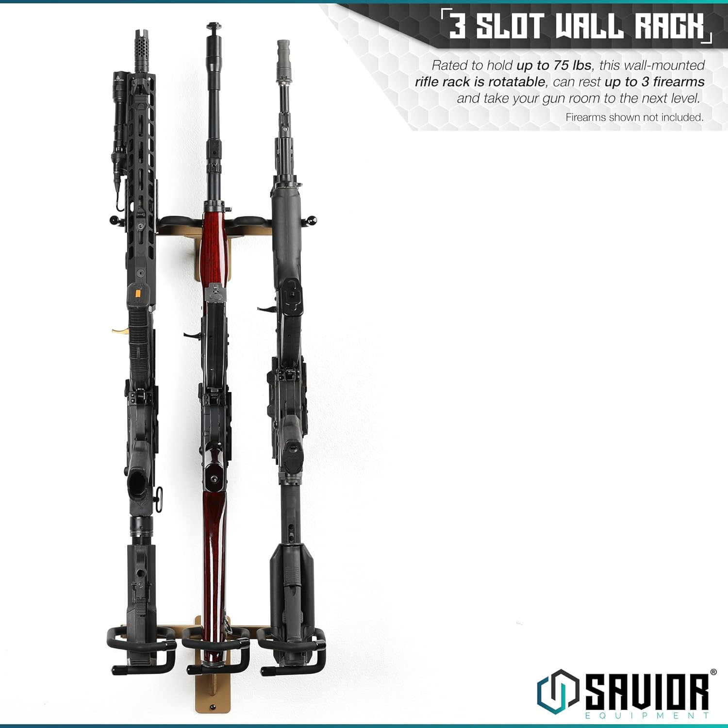 Buy Savior Equipment WallMount Rifle Rack Tactical Shotgun Carbine