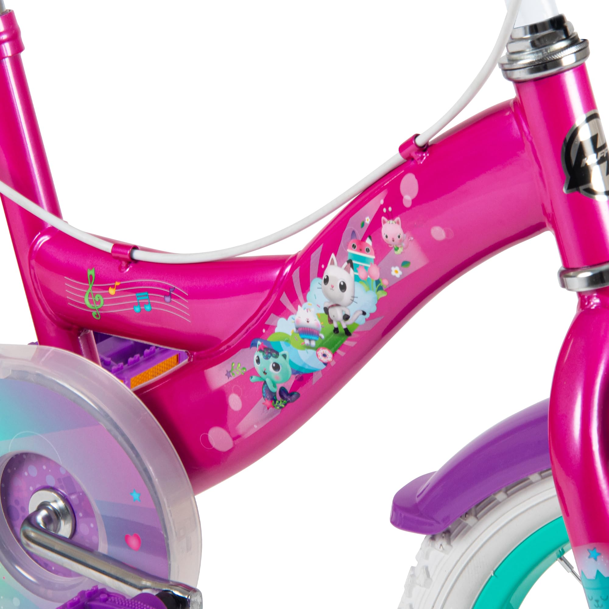 Huffy Gabby's Dollhouse Kinderfahrrad 12/14/16 Zoll mit Stützrädern