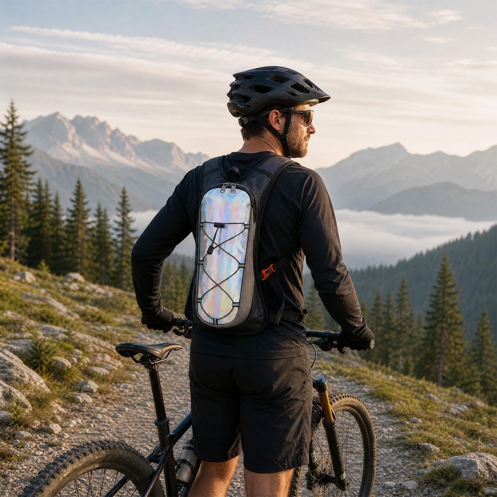MTB Rucksack Fahrradrucksack - Ultraleicht Sportrucksack, MTB Fahrrad Rucksäcke, Wasserdicht Rucksäcke für Herren und Damen, Wanderrucksack klein Für Wandern Klettern Camping Radfahren