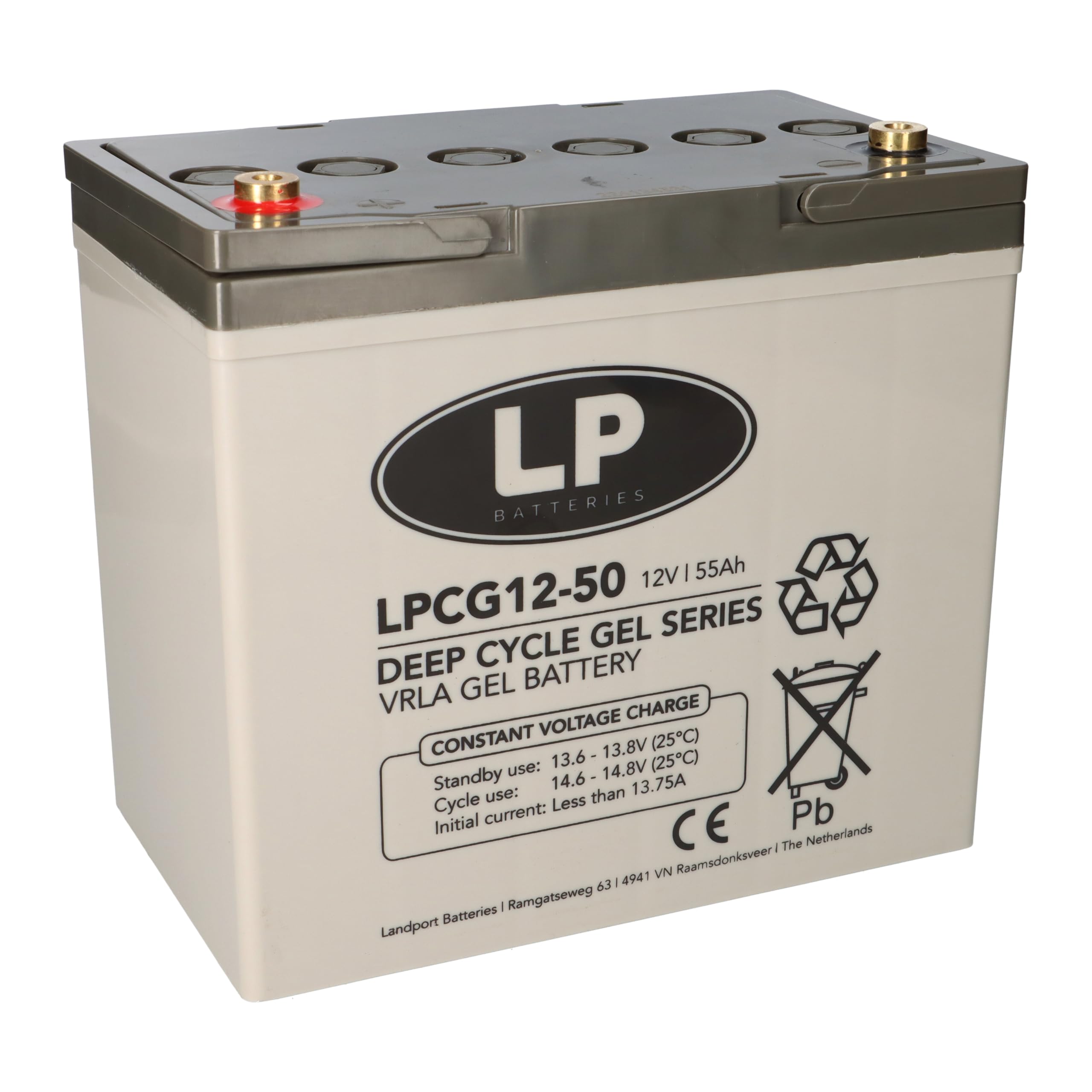 Lot de 2 batteries gel plomb 12 V 50 Ah compatibles avec fauteuil roulant, E-Mobil pour personnes âgées, etc. - 2 batteries au plomb 12 V 50 Ah - Compatible avec fauteuil roulant - Longue durée de vie