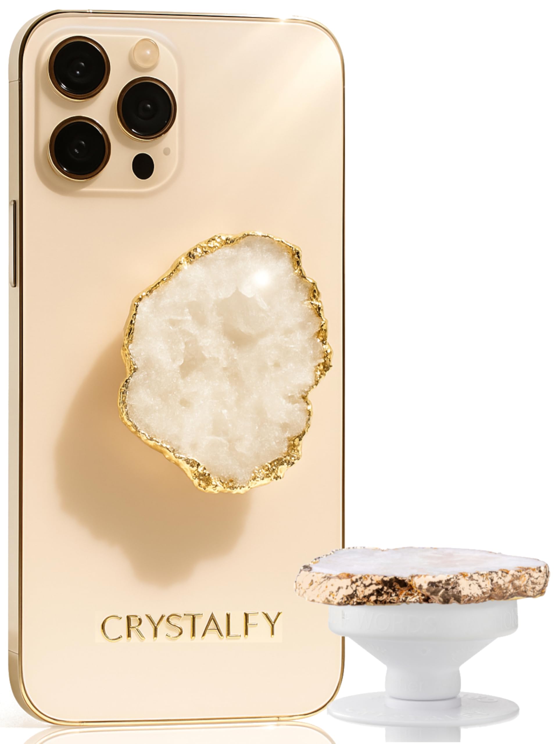 Amazon.com: Grips by CRYSTALFY Crystal Phone Grip Holder