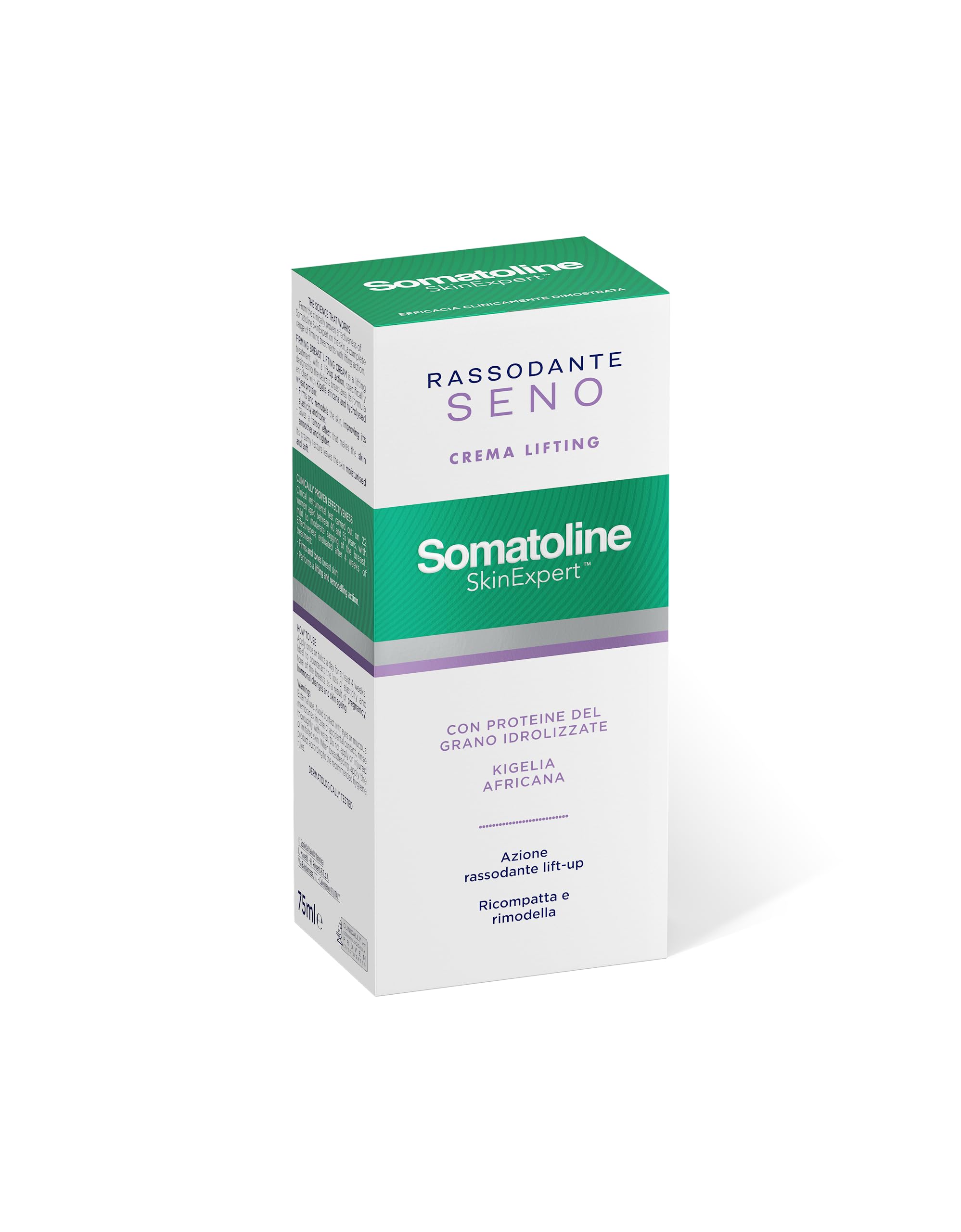 Somatoline SkinExpert, Rassodante Seno Crema Lifting, Trattamento Tonificante, con Estratto di Clorella 75ml