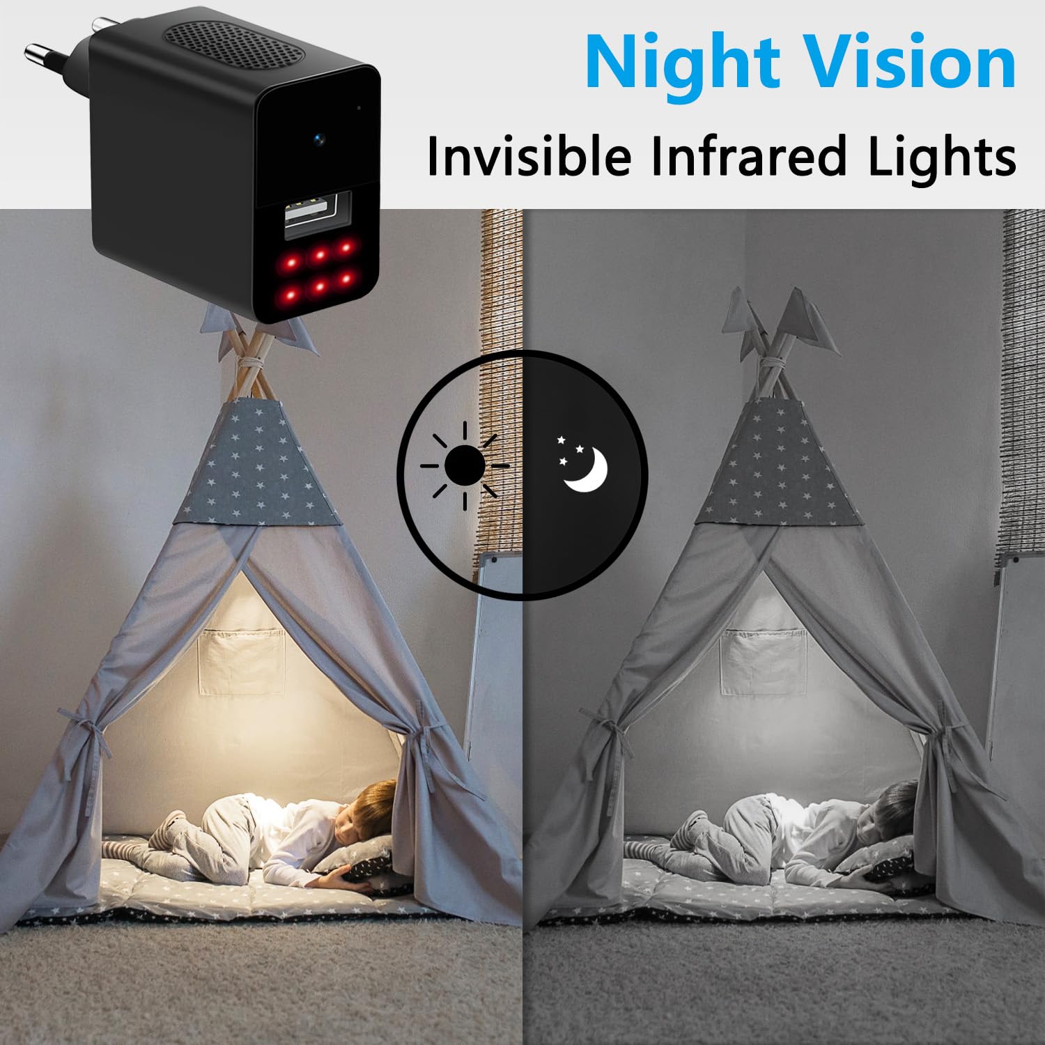 Caméra d'Épaule MINI Caméra Petite Caméra, Mini caméra de surveillance Caméra de corps avec enregistrement audio et vidéo incl. carte mémoire de 64 gigaoctets