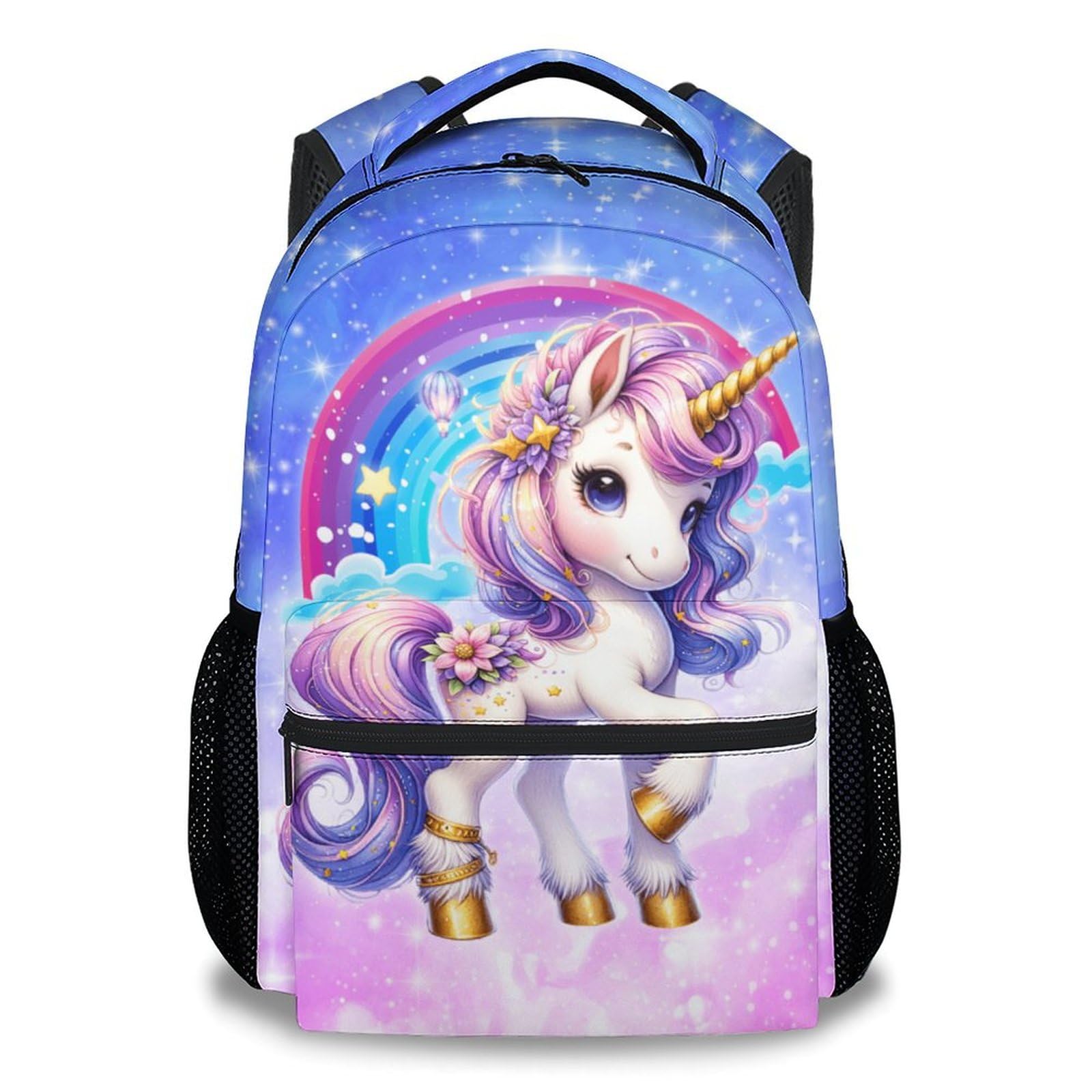 Unicorn Backpack - Kids Backpacks for Girls - Bookbag for Toddlers - Cute School Bag for Kindergarten/Preschool/Elementary(17 Inch)