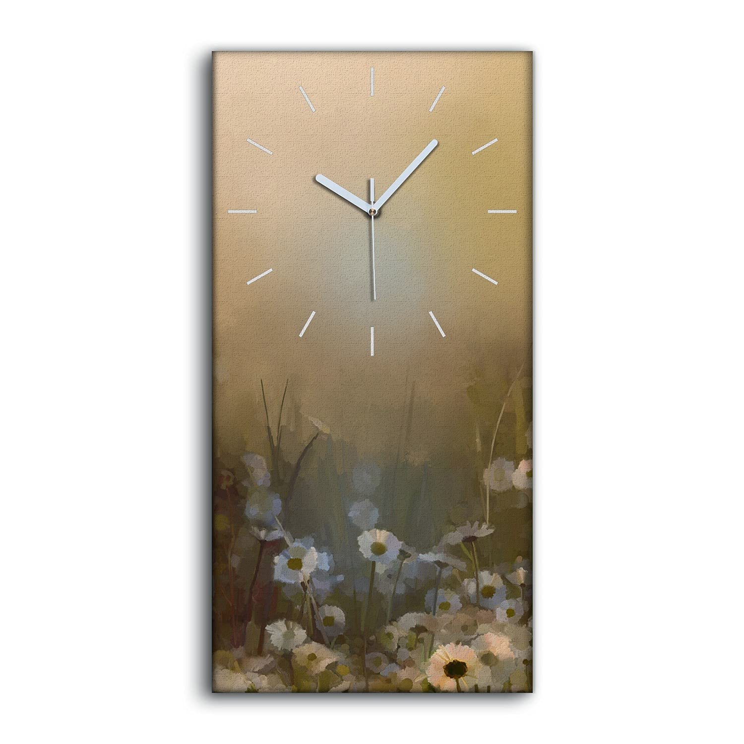 Horloge sur Toile de Qualité sans Tic-Tac pour Retrouver le Calme dans la Chambre 30x60