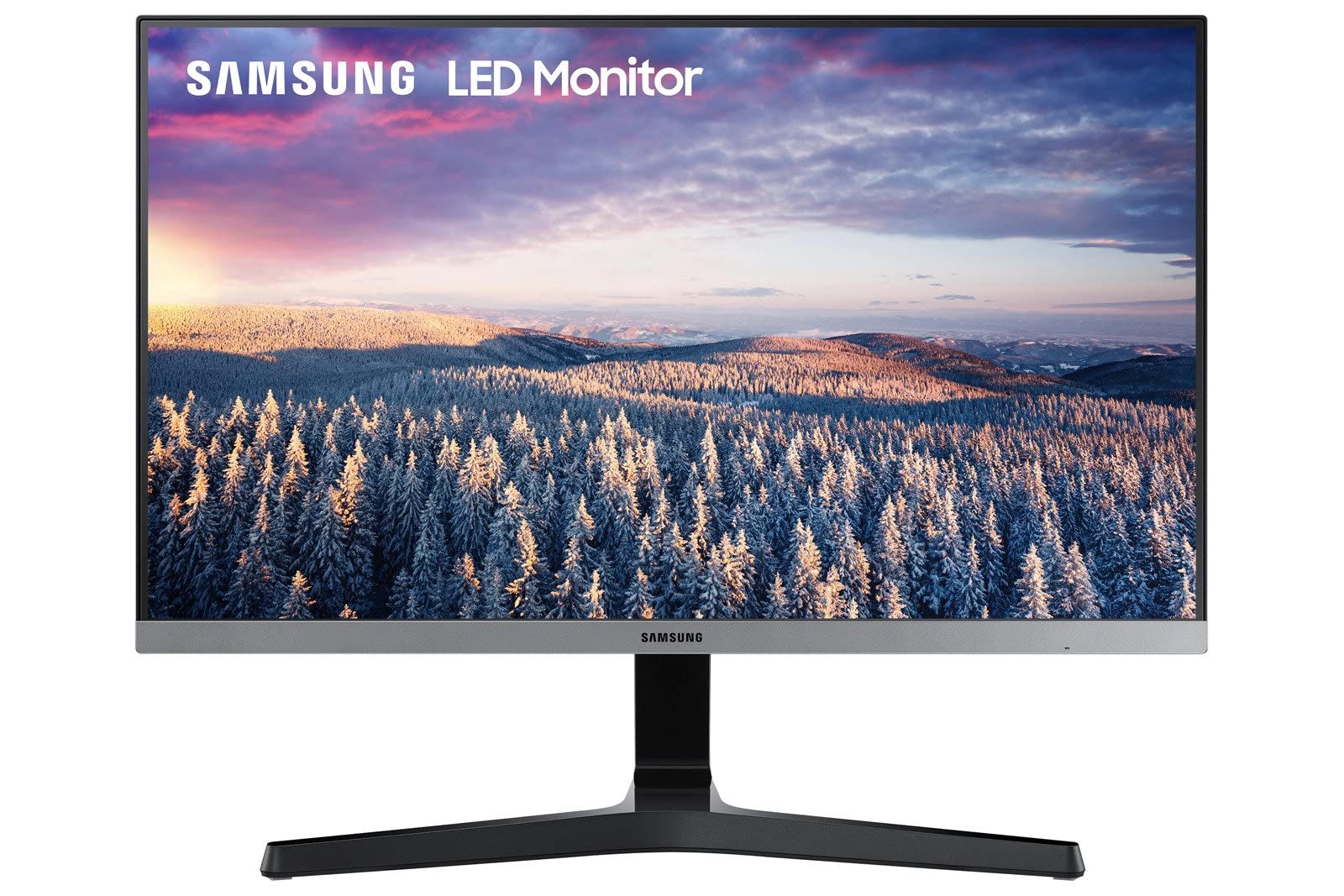 SAMSUNG 24in IPS FHD with Bezel-less Design 75Hz Refresh Rate, AMD Radeon Freesync HDMI, D-Sub Monitor, Dark Blue Gray LS24R35AFHMXUE