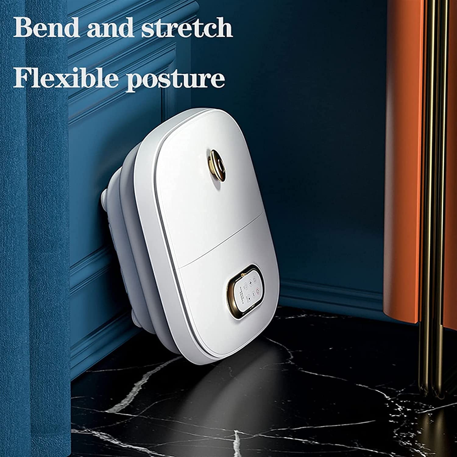 Masajeador de baño para pies, diseño ergonómico, bañera Plegable para pies con Masaje Shiatsu, para aliviar el estrés de los pies, Control de Temperatura