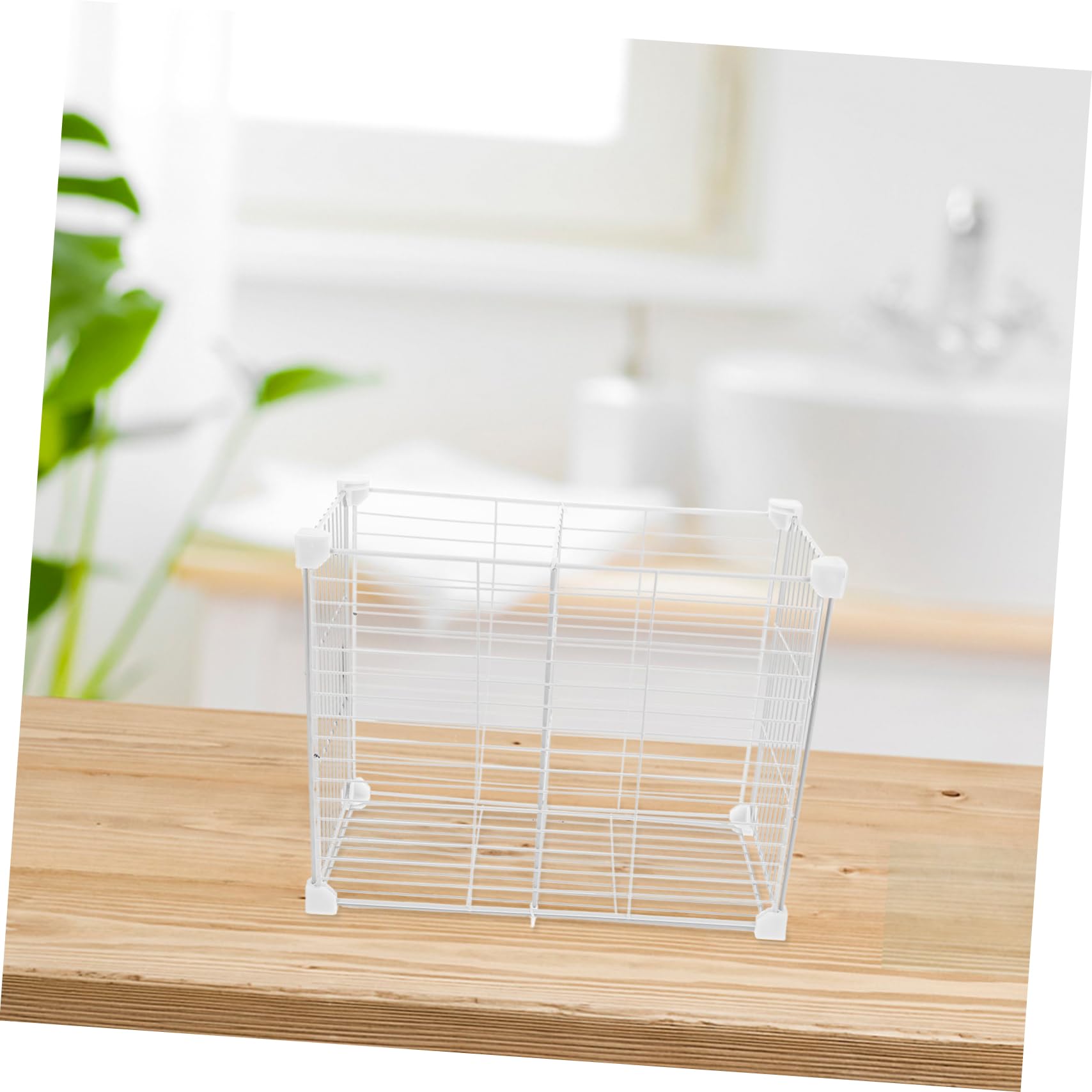 Cesta De Almacenamiento De Alambre para Congelador Organizador De Refrigerador Contenedores Congelador Cesta Inferior para Artículos Pequeños Instalación Rápida y Sencilla