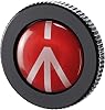 Manfrotto Compact Solid Aluminum Compact Quick Release Plate for Compact Action Tripod, Black ROUND-PL