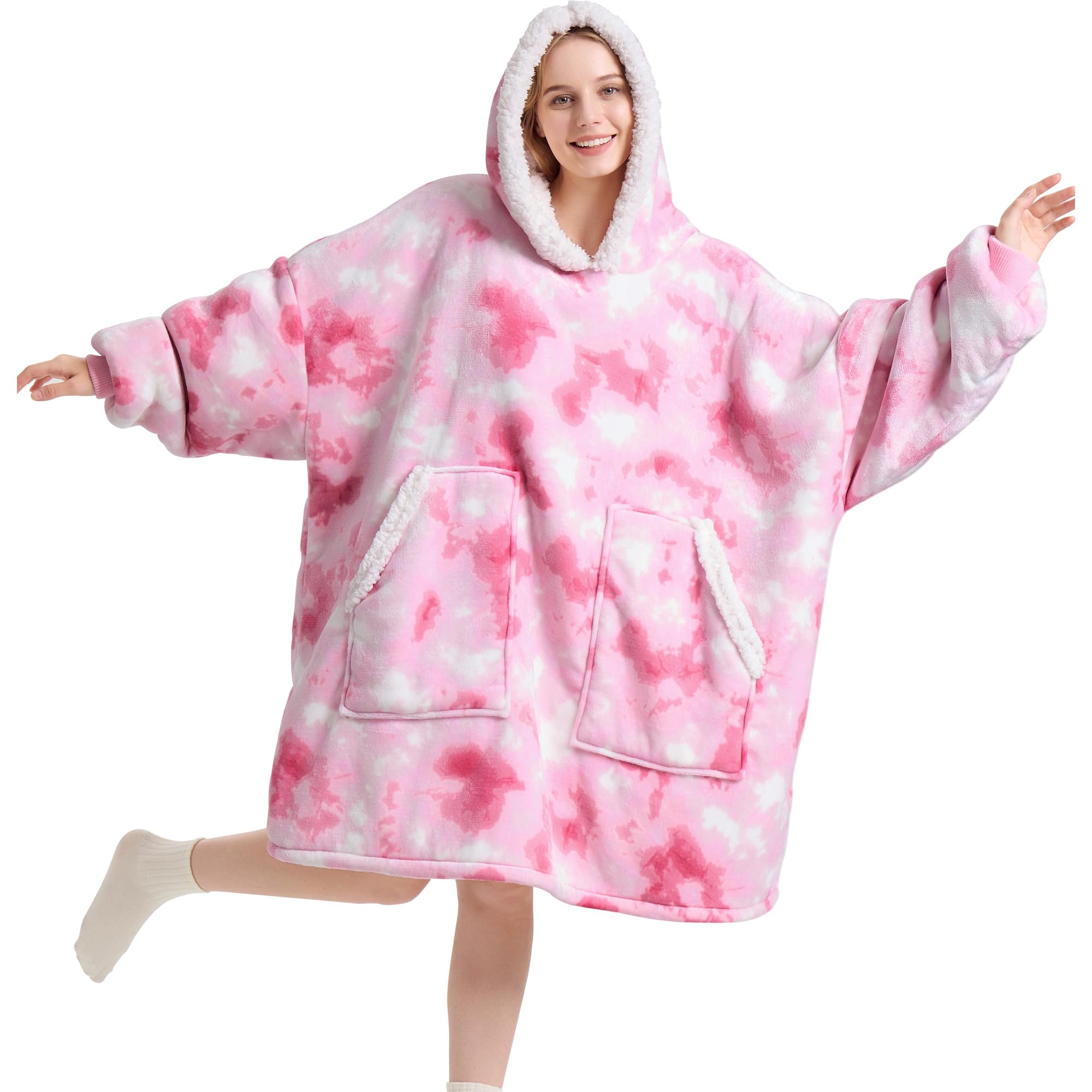Amazon.com: Kipswiza Wearable Blanket Hoodie - Soft Cozy Sherpa