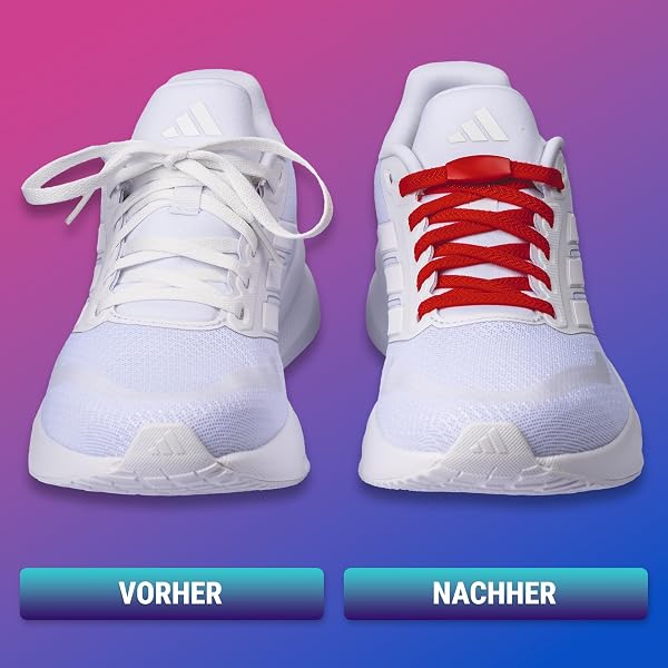 Schnürfuchs Premium Elastische Schnürsenkel ohne binden – Elegantes Schnellschnürsystem Schnürsenkel elastisch Gummi Schnürsenkel Schnellverschluss - 5