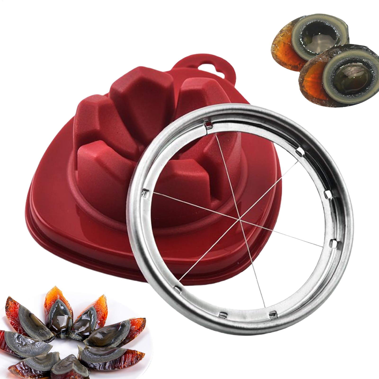 Egg Cutter,Egg Chopper | Non-slip Base Stainless Steel Chopper for Food Decoration Cooking Home Meal Prep Salad Prep Baking