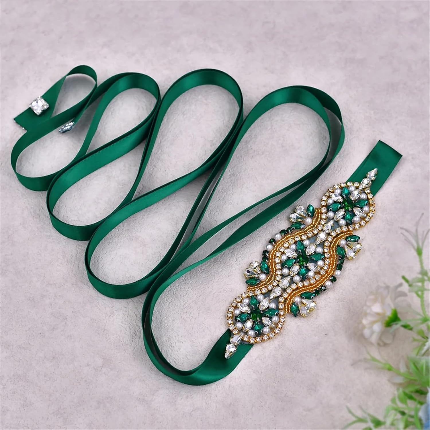 Women’S Simple Fashion EN8 Stone Wedding Belt For Dinner Dresses Valentine’S Day Gifts And Bridesmaid Accessories