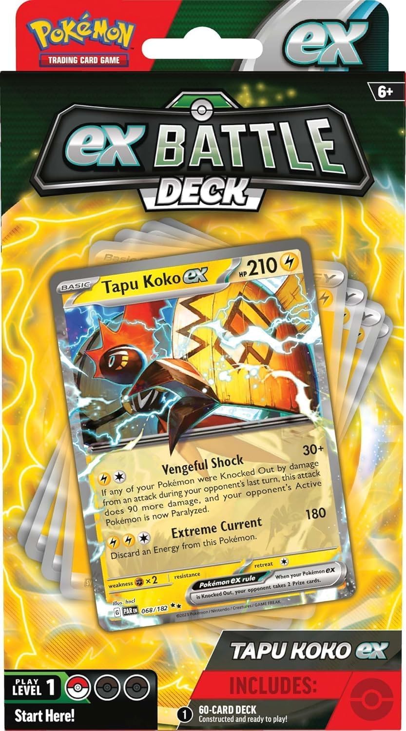 かっこ EX コラゲリード Amazon.com: Pokemon TCG: Battle Deck Tapu Koko ex : Toys & Games