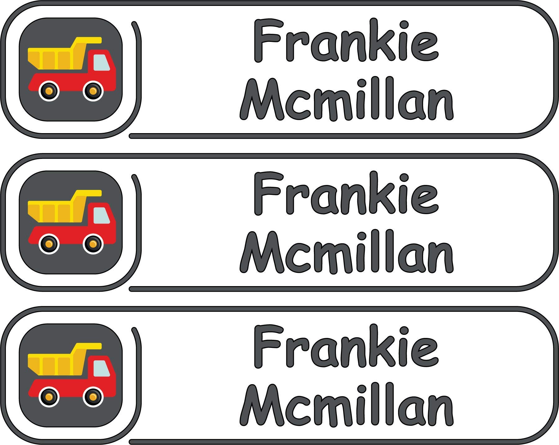 Buy Allpurpose, Custom Name Labels, Multiple Colors And Sizes