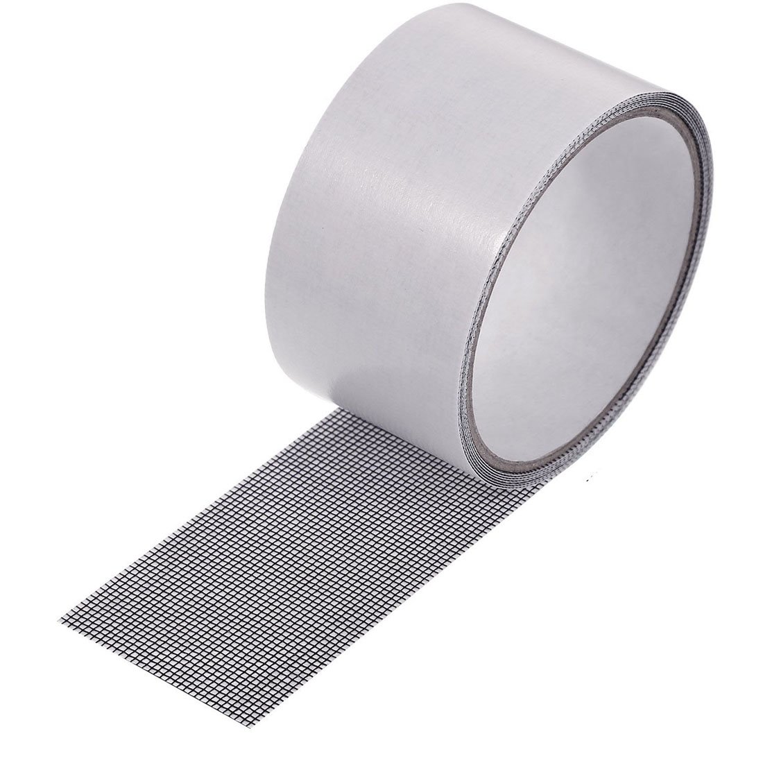 Screen Patch Repair Kit, Window and Door Mesh Repair Tape with Strong Adhesive & Waterproof Fiberglass Repair Stickers for Patching Holes and Tears (2x200 Inch Black)