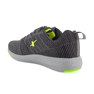 Sparx Men's Grey Fluorescent Green Running Shoes Benin Ubuy